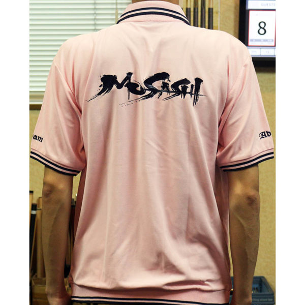 アダムジャパン・Musashi　ポロシャツ・ピンク、半袖