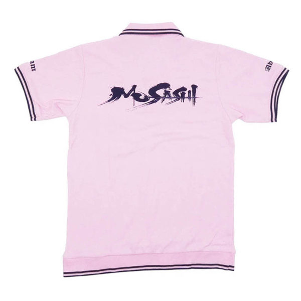 アダムジャパン・Musashi　ポロシャツ・ピンク、半袖